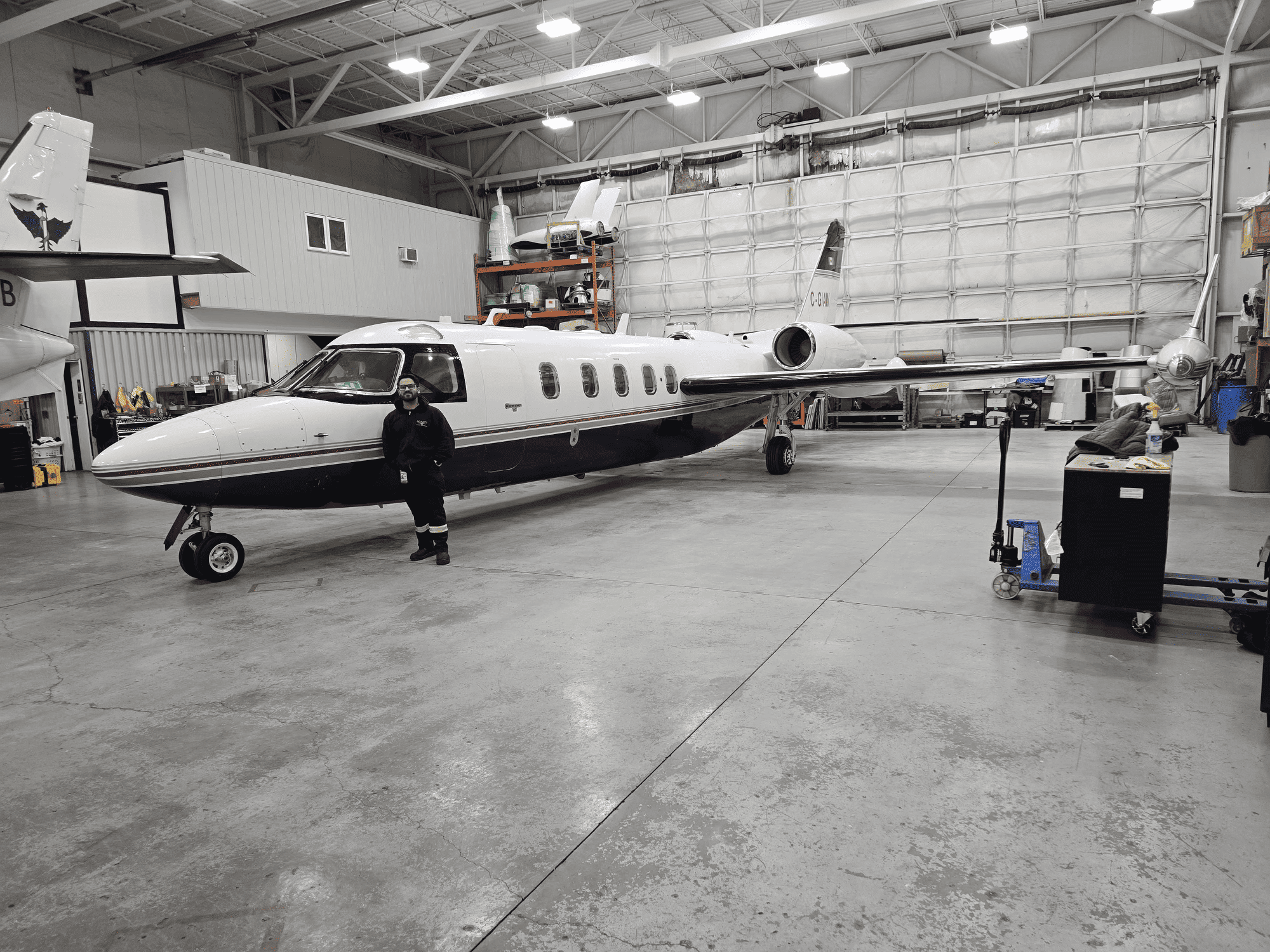 Image of hangar operations